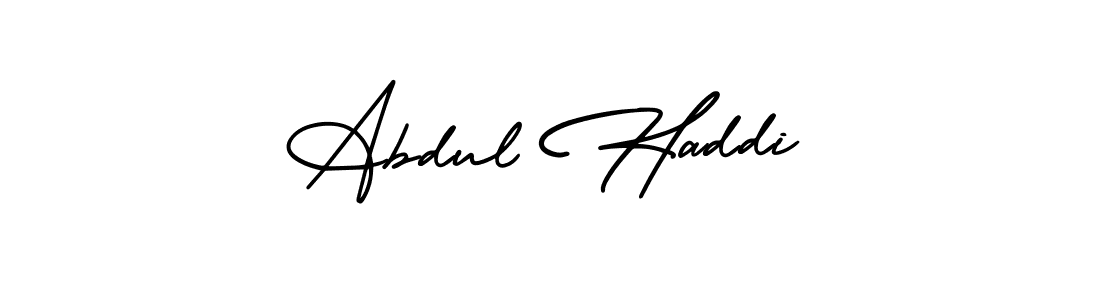 This is the best signature style for the Abdul Haddi name. Also you like these signature font (AmerikaSignatureDemo-Regular). Mix name signature. Abdul Haddi signature style 3 images and pictures png