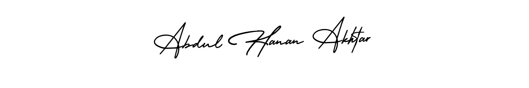 Abdul Hanan Akhtar stylish signature style. Best Handwritten Sign (AmerikaSignatureDemo-Regular) for my name. Handwritten Signature Collection Ideas for my name Abdul Hanan Akhtar. Abdul Hanan Akhtar signature style 3 images and pictures png