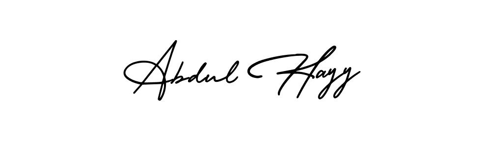 Also You can easily find your signature by using the search form. We will create Abdul Hayy name handwritten signature images for you free of cost using AmerikaSignatureDemo-Regular sign style. Abdul Hayy signature style 3 images and pictures png