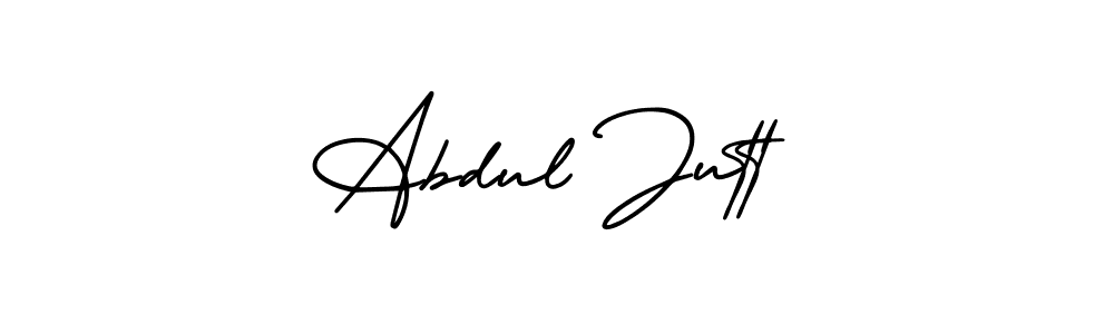Make a beautiful signature design for name Abdul Jutt. With this signature (AmerikaSignatureDemo-Regular) style, you can create a handwritten signature for free. Abdul Jutt signature style 3 images and pictures png