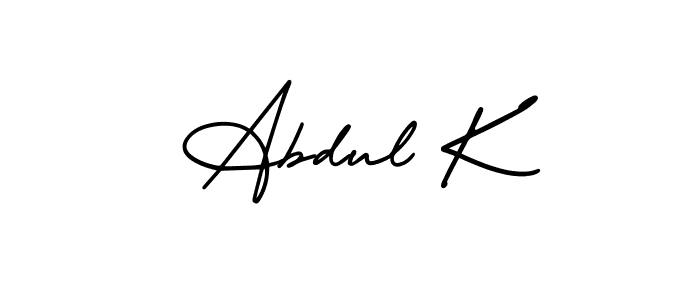 Here are the top 10 professional signature styles for the name Abdul K. These are the best autograph styles you can use for your name. Abdul K signature style 3 images and pictures png