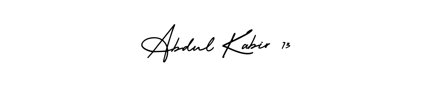 Design your own signature with our free online signature maker. With this signature software, you can create a handwritten (AmerikaSignatureDemo-Regular) signature for name Abdul Kabir 73. Abdul Kabir 73 signature style 3 images and pictures png