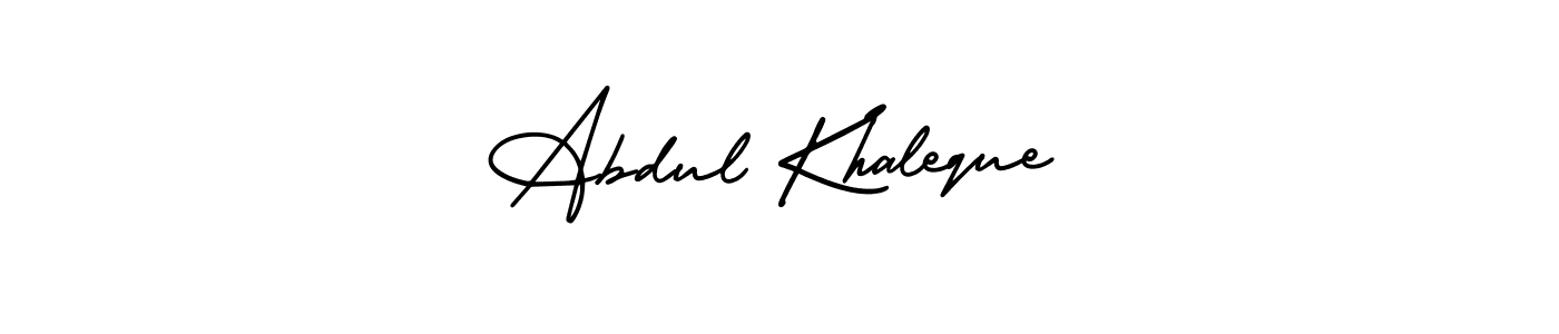 Abdul Khaleque stylish signature style. Best Handwritten Sign (AmerikaSignatureDemo-Regular) for my name. Handwritten Signature Collection Ideas for my name Abdul Khaleque. Abdul Khaleque signature style 3 images and pictures png