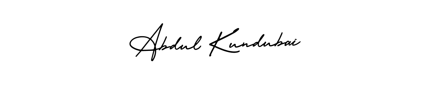 Abdul Kundubai stylish signature style. Best Handwritten Sign (AmerikaSignatureDemo-Regular) for my name. Handwritten Signature Collection Ideas for my name Abdul Kundubai. Abdul Kundubai signature style 3 images and pictures png
