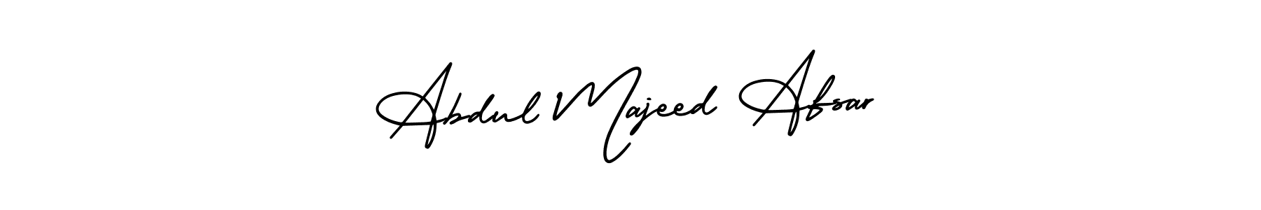 The best way (AmerikaSignatureDemo-Regular) to make a short signature is to pick only two or three words in your name. The name Abdul Majeed Afsar include a total of six letters. For converting this name. Abdul Majeed Afsar signature style 3 images and pictures png