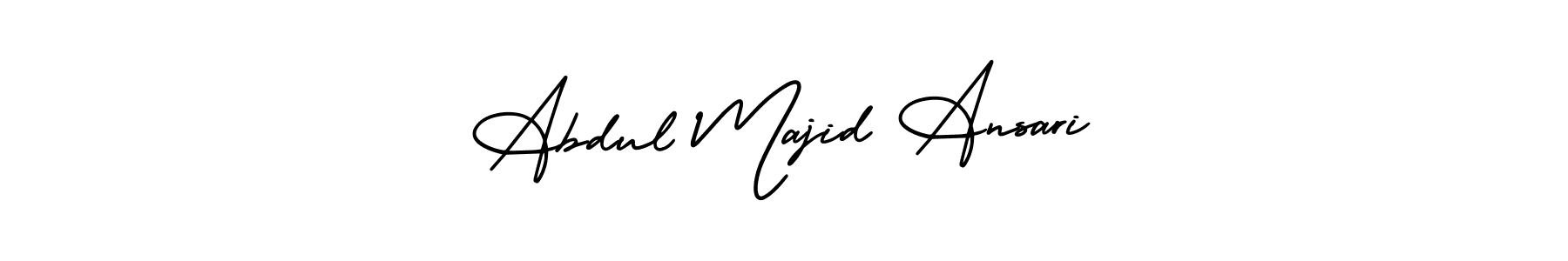 Create a beautiful signature design for name Abdul Majid Ansari. With this signature (AmerikaSignatureDemo-Regular) fonts, you can make a handwritten signature for free. Abdul Majid Ansari signature style 3 images and pictures png