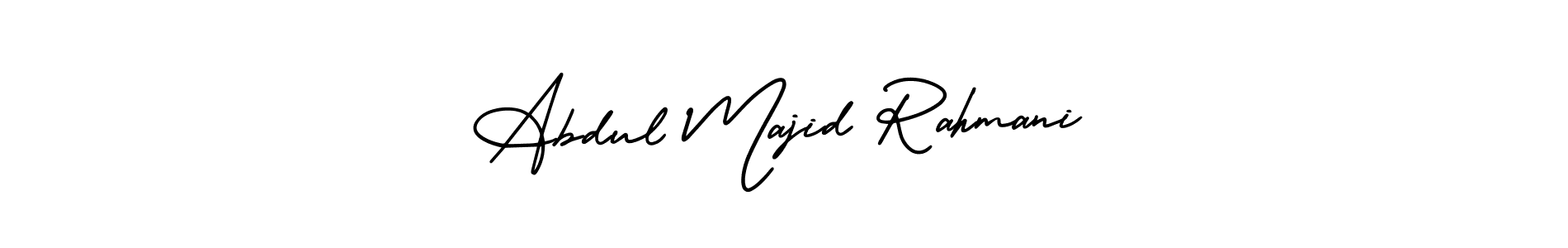 Design your own signature with our free online signature maker. With this signature software, you can create a handwritten (AmerikaSignatureDemo-Regular) signature for name Abdul Majid Rahmani. Abdul Majid Rahmani signature style 3 images and pictures png