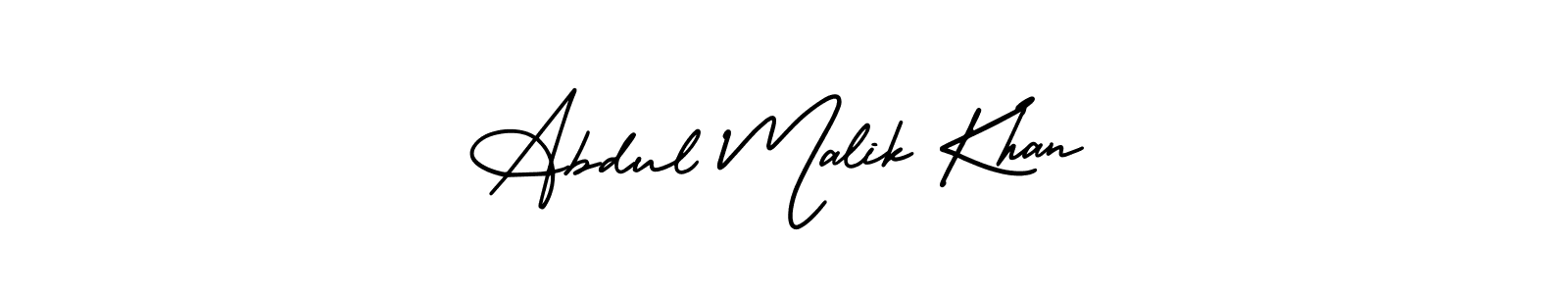 It looks lik you need a new signature style for name Abdul Malik Khan. Design unique handwritten (AmerikaSignatureDemo-Regular) signature with our free signature maker in just a few clicks. Abdul Malik Khan signature style 3 images and pictures png