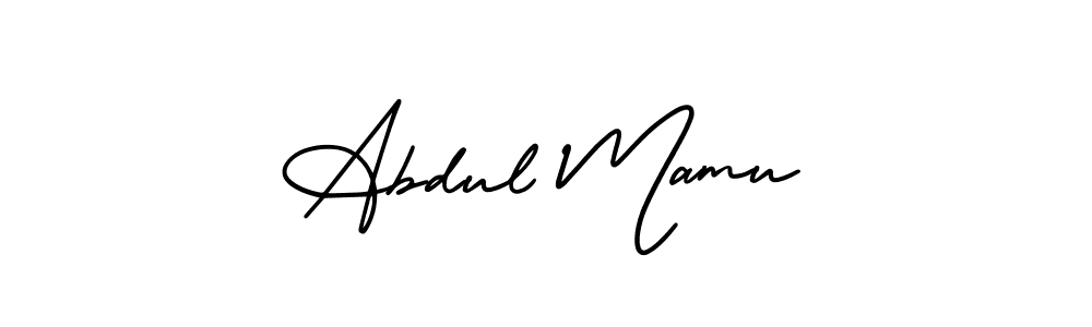 How to make Abdul Mamu signature? AmerikaSignatureDemo-Regular is a professional autograph style. Create handwritten signature for Abdul Mamu name. Abdul Mamu signature style 3 images and pictures png