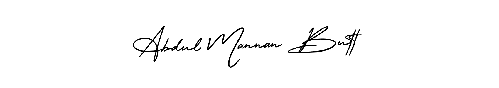 AmerikaSignatureDemo-Regular is a professional signature style that is perfect for those who want to add a touch of class to their signature. It is also a great choice for those who want to make their signature more unique. Get Abdul Mannan Butt name to fancy signature for free. Abdul Mannan Butt signature style 3 images and pictures png