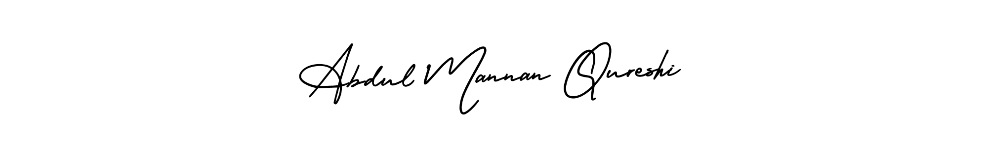 You can use this online signature creator to create a handwritten signature for the name Abdul Mannan Qureshi. This is the best online autograph maker. Abdul Mannan Qureshi signature style 3 images and pictures png