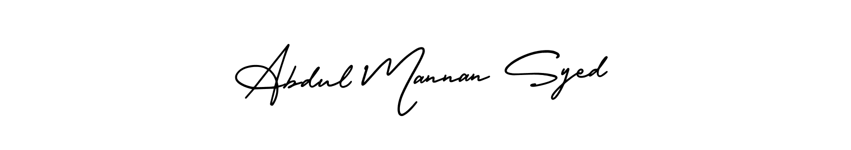 You can use this online signature creator to create a handwritten signature for the name Abdul Mannan Syed. This is the best online autograph maker. Abdul Mannan Syed signature style 3 images and pictures png