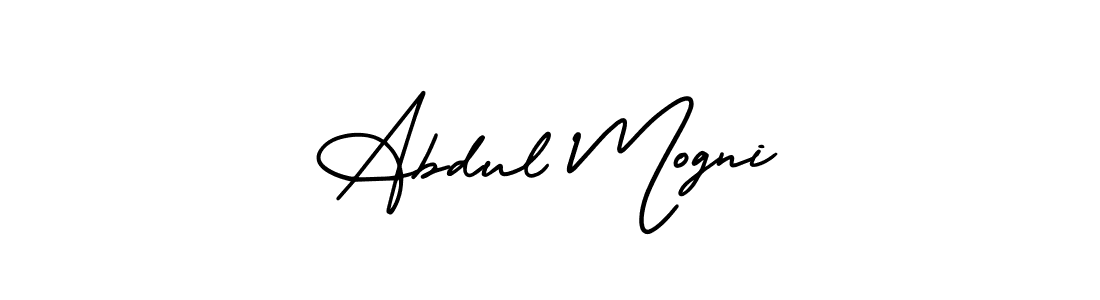 Create a beautiful signature design for name Abdul Mogni. With this signature (AmerikaSignatureDemo-Regular) fonts, you can make a handwritten signature for free. Abdul Mogni signature style 3 images and pictures png