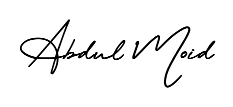 Practice writing Abdul Moid with the flow of AmerikaSignatureDemo-Regular lettering. A fantastic source of inspiration for developing your personal signature style. Abdul Moid signature style 3 images and pictures png