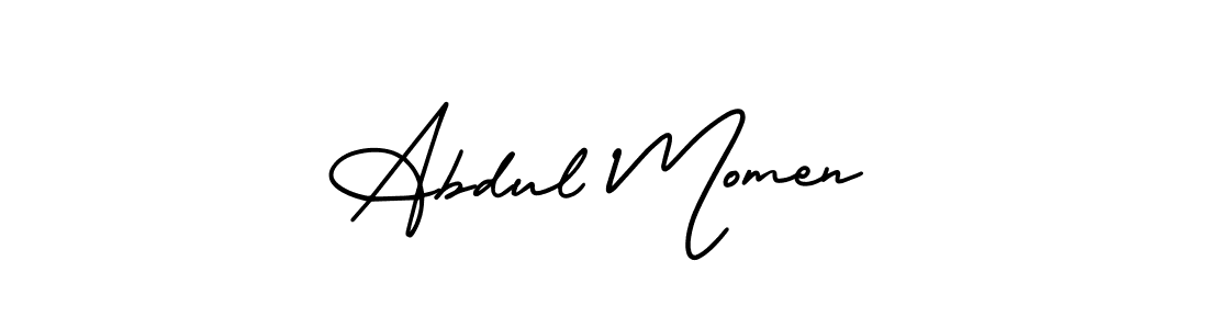 Make a beautiful signature design for name Abdul Momen. Use this online signature maker to create a handwritten signature for free. Abdul Momen signature style 3 images and pictures png