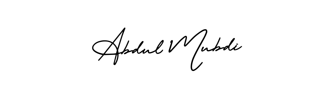 Create a beautiful signature design for name Abdul Mubdi. With this signature (AmerikaSignatureDemo-Regular) fonts, you can make a handwritten signature for free. Abdul Mubdi signature style 3 images and pictures png