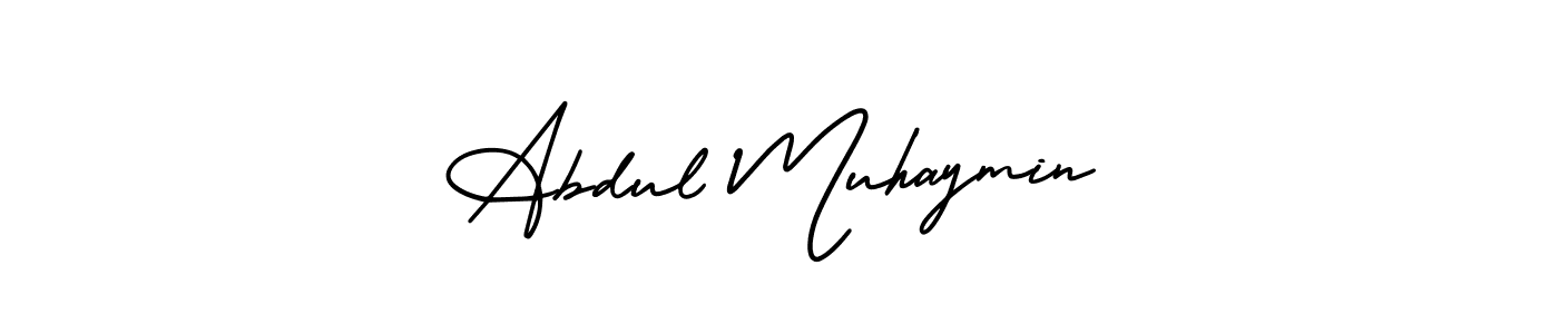 Make a beautiful signature design for name Abdul Muhaymin. Use this online signature maker to create a handwritten signature for free. Abdul Muhaymin signature style 3 images and pictures png