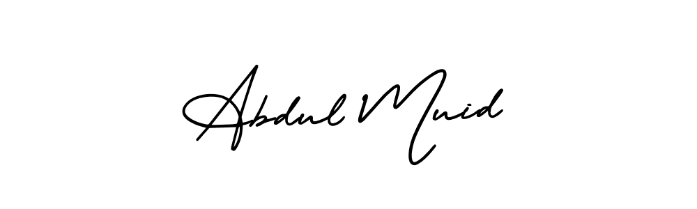 How to make Abdul Muid signature? AmerikaSignatureDemo-Regular is a professional autograph style. Create handwritten signature for Abdul Muid name. Abdul Muid signature style 3 images and pictures png