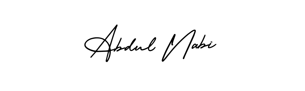 Similarly AmerikaSignatureDemo-Regular is the best handwritten signature design. Signature creator online .You can use it as an online autograph creator for name Abdul Nabi. Abdul Nabi signature style 3 images and pictures png