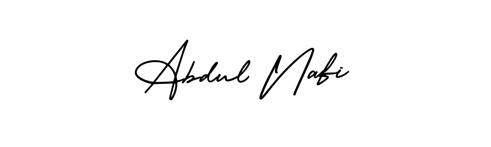 Also You can easily find your signature by using the search form. We will create Abdul Nafi name handwritten signature images for you free of cost using AmerikaSignatureDemo-Regular sign style. Abdul Nafi signature style 3 images and pictures png