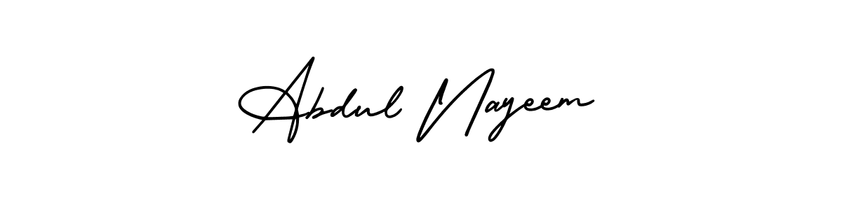 Make a short Abdul Nayeem signature style. Manage your documents anywhere anytime using AmerikaSignatureDemo-Regular. Create and add eSignatures, submit forms, share and send files easily. Abdul Nayeem signature style 3 images and pictures png