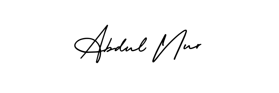 AmerikaSignatureDemo-Regular is a professional signature style that is perfect for those who want to add a touch of class to their signature. It is also a great choice for those who want to make their signature more unique. Get Abdul Nur name to fancy signature for free. Abdul Nur signature style 3 images and pictures png