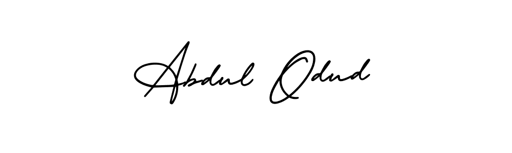 Design your own signature with our free online signature maker. With this signature software, you can create a handwritten (AmerikaSignatureDemo-Regular) signature for name Abdul Odud. Abdul Odud signature style 3 images and pictures png