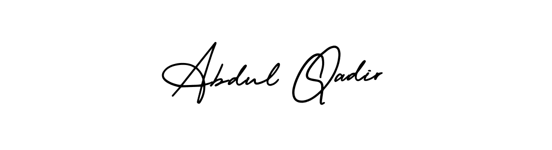 It looks lik you need a new signature style for name Abdul Qadir. Design unique handwritten (AmerikaSignatureDemo-Regular) signature with our free signature maker in just a few clicks. Abdul Qadir signature style 3 images and pictures png