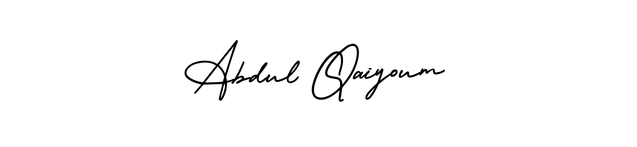 Make a short Abdul Qaiyoum signature style. Manage your documents anywhere anytime using AmerikaSignatureDemo-Regular. Create and add eSignatures, submit forms, share and send files easily. Abdul Qaiyoum signature style 3 images and pictures png