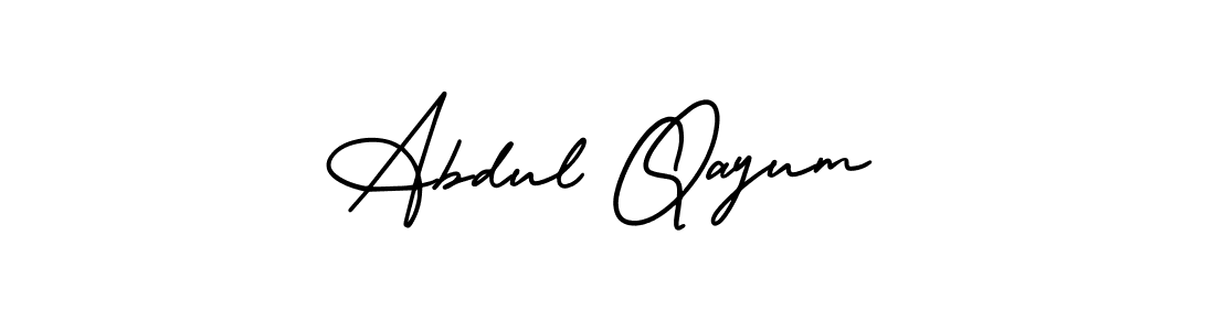 Make a beautiful signature design for name Abdul Qayum. Use this online signature maker to create a handwritten signature for free. Abdul Qayum signature style 3 images and pictures png