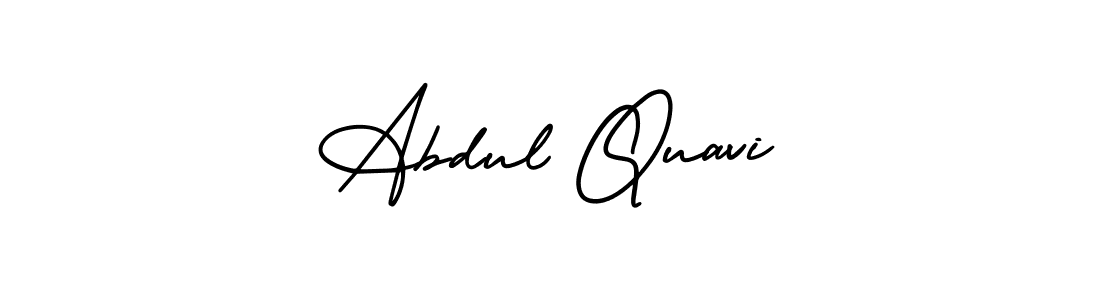 Abdul Quavi stylish signature style. Best Handwritten Sign (AmerikaSignatureDemo-Regular) for my name. Handwritten Signature Collection Ideas for my name Abdul Quavi. Abdul Quavi signature style 3 images and pictures png