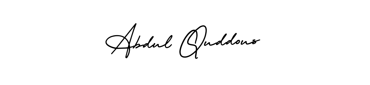 Make a beautiful signature design for name Abdul Quddous. With this signature (AmerikaSignatureDemo-Regular) style, you can create a handwritten signature for free. Abdul Quddous signature style 3 images and pictures png