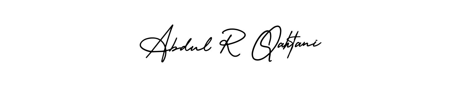 Abdul R Qahtani stylish signature style. Best Handwritten Sign (AmerikaSignatureDemo-Regular) for my name. Handwritten Signature Collection Ideas for my name Abdul R Qahtani. Abdul R Qahtani signature style 3 images and pictures png