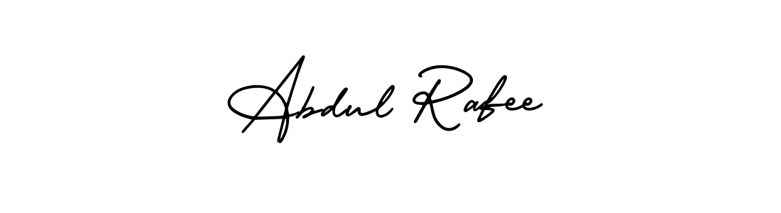 It looks lik you need a new signature style for name Abdul Rafee. Design unique handwritten (AmerikaSignatureDemo-Regular) signature with our free signature maker in just a few clicks. Abdul Rafee signature style 3 images and pictures png