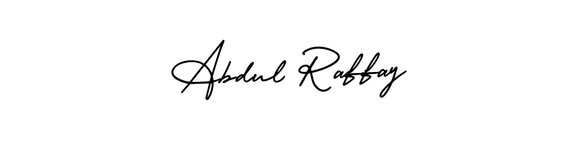 AmerikaSignatureDemo-Regular is a professional signature style that is perfect for those who want to add a touch of class to their signature. It is also a great choice for those who want to make their signature more unique. Get Abdul Raffay name to fancy signature for free. Abdul Raffay signature style 3 images and pictures png