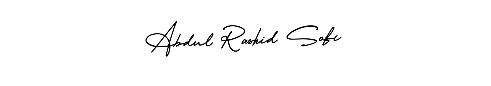 Abdul Rashid Sofi stylish signature style. Best Handwritten Sign (AmerikaSignatureDemo-Regular) for my name. Handwritten Signature Collection Ideas for my name Abdul Rashid Sofi. Abdul Rashid Sofi signature style 3 images and pictures png