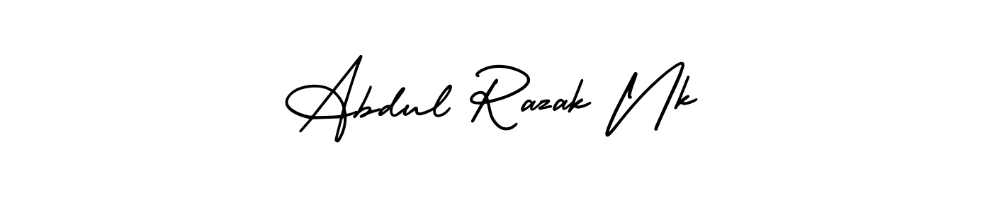 How to Draw Abdul Razak Nk signature style? AmerikaSignatureDemo-Regular is a latest design signature styles for name Abdul Razak Nk. Abdul Razak Nk signature style 3 images and pictures png