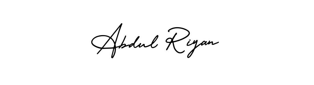 Also You can easily find your signature by using the search form. We will create Abdul Riyan name handwritten signature images for you free of cost using AmerikaSignatureDemo-Regular sign style. Abdul Riyan signature style 3 images and pictures png