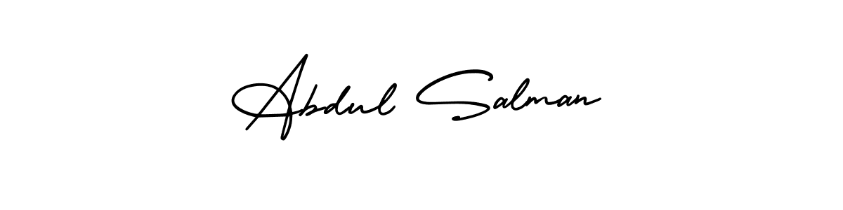 if you are searching for the best signature style for your name Abdul Salman. so please give up your signature search. here we have designed multiple signature styles  using AmerikaSignatureDemo-Regular. Abdul Salman signature style 3 images and pictures png