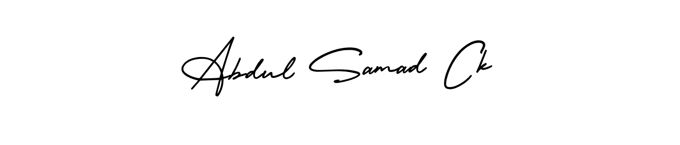 Use a signature maker to create a handwritten signature online. With this signature software, you can design (AmerikaSignatureDemo-Regular) your own signature for name Abdul Samad Ck. Abdul Samad Ck signature style 3 images and pictures png