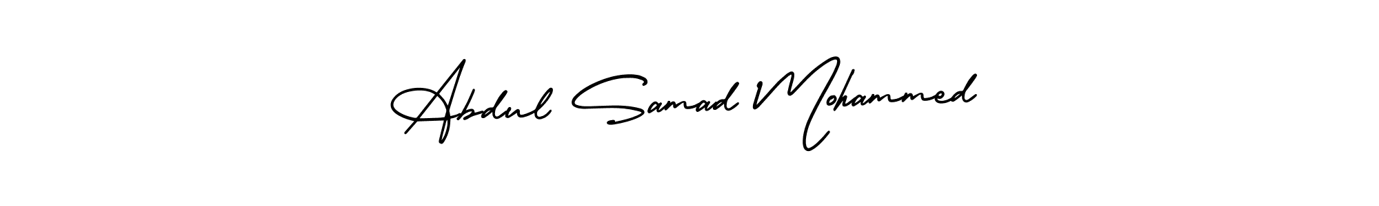 How to make Abdul Samad Mohammed signature? AmerikaSignatureDemo-Regular is a professional autograph style. Create handwritten signature for Abdul Samad Mohammed name. Abdul Samad Mohammed signature style 3 images and pictures png