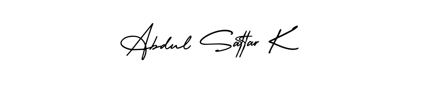 Create a beautiful signature design for name Abdul Sattar K. With this signature (AmerikaSignatureDemo-Regular) fonts, you can make a handwritten signature for free. Abdul Sattar K signature style 3 images and pictures png