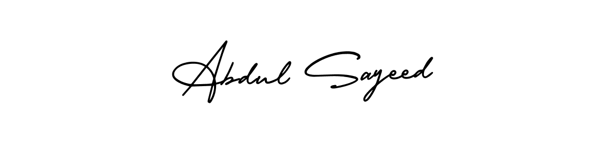 Also You can easily find your signature by using the search form. We will create Abdul Sayeed name handwritten signature images for you free of cost using AmerikaSignatureDemo-Regular sign style. Abdul Sayeed signature style 3 images and pictures png
