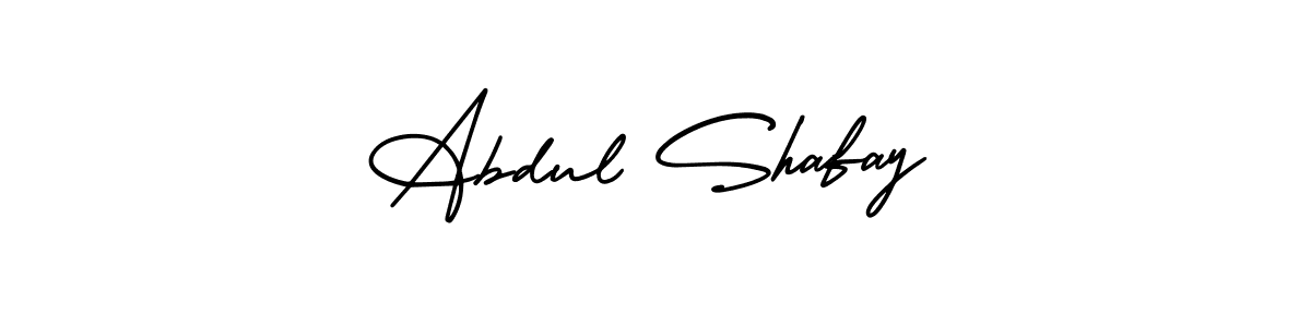 Make a beautiful signature design for name Abdul Shafay. With this signature (AmerikaSignatureDemo-Regular) style, you can create a handwritten signature for free. Abdul Shafay signature style 3 images and pictures png