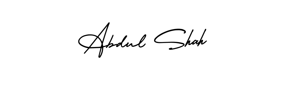 Abdul Shah stylish signature style. Best Handwritten Sign (AmerikaSignatureDemo-Regular) for my name. Handwritten Signature Collection Ideas for my name Abdul Shah. Abdul Shah signature style 3 images and pictures png