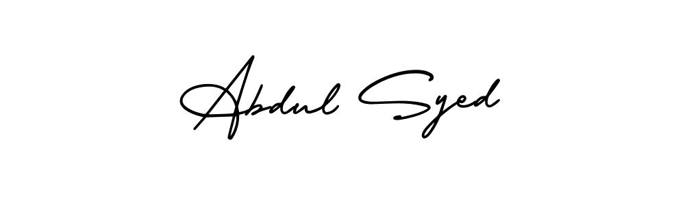 It looks lik you need a new signature style for name Abdul Syed. Design unique handwritten (AmerikaSignatureDemo-Regular) signature with our free signature maker in just a few clicks. Abdul Syed signature style 3 images and pictures png