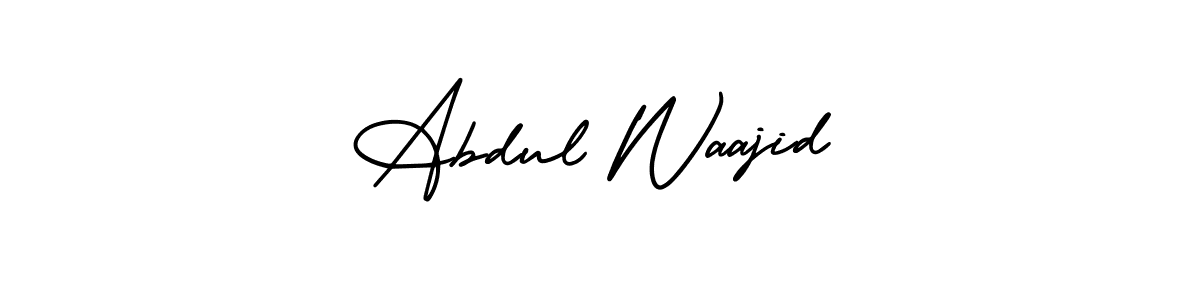 Also we have Abdul Waajid name is the best signature style. Create professional handwritten signature collection using AmerikaSignatureDemo-Regular autograph style. Abdul Waajid signature style 3 images and pictures png