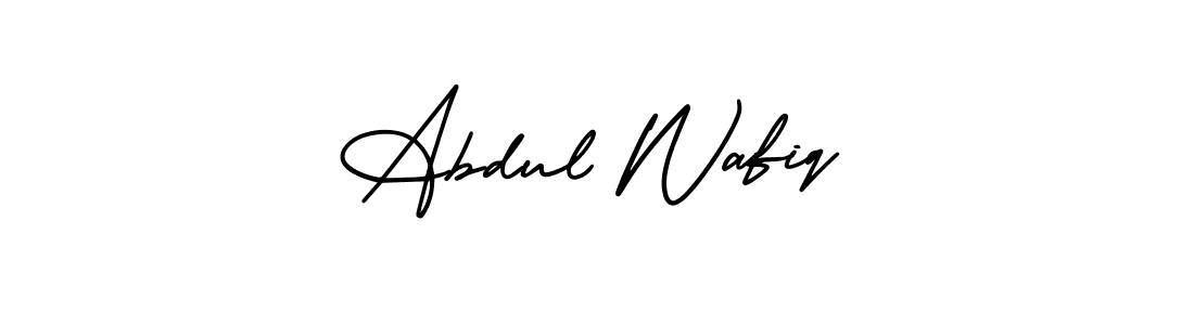 Make a beautiful signature design for name Abdul Wafiq. Use this online signature maker to create a handwritten signature for free. Abdul Wafiq signature style 3 images and pictures png