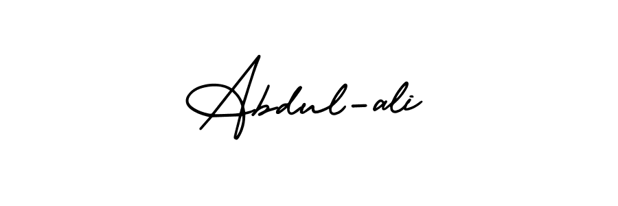 Abdul-ali stylish signature style. Best Handwritten Sign (AmerikaSignatureDemo-Regular) for my name. Handwritten Signature Collection Ideas for my name Abdul-ali. Abdul-ali signature style 3 images and pictures png