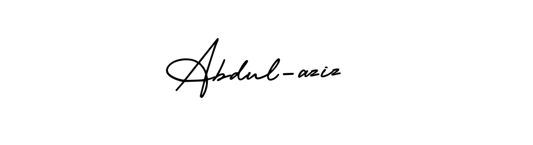 Make a beautiful signature design for name Abdul-aziz . With this signature (AmerikaSignatureDemo-Regular) style, you can create a handwritten signature for free. Abdul-aziz  signature style 3 images and pictures png